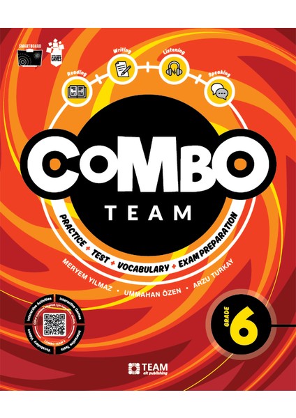 Combo Team 6.sınıf (Practice+ Test+ Vocabulary+ Yazılı Sınavlara Hazırlık Hepsi Tek Kitapta)