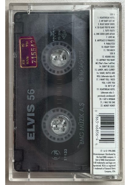 Elvis Presley - Elvis 56 Kaset fiyatları