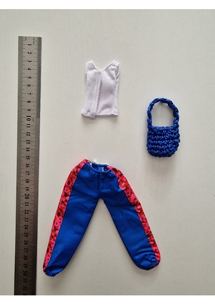 Oyuncak Bebek 3'lü Kıyafet Seti (Boyutları Barbie Oyuncak Bebekler Için Uygundur)