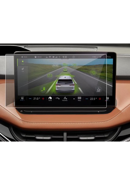 Skoda Kodiaq 13 Inç Multimedya Uyumlu 9h Nano Ekran Koruyucu 2024-2025