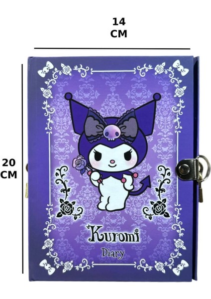 Kilitli Defter 80 Yaprak Mavi- 14 x 20 cm