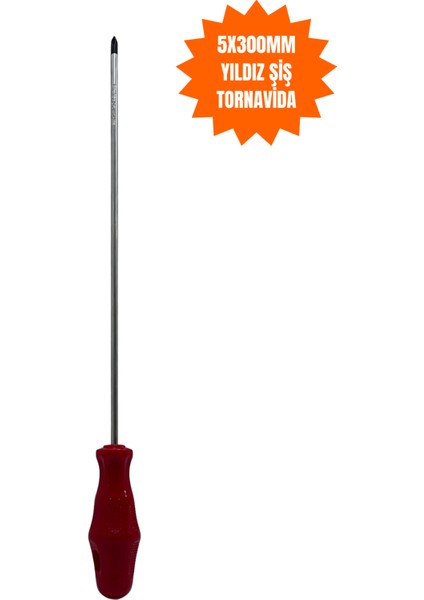 Yıldız Şiş Tornavida 5X300 mm