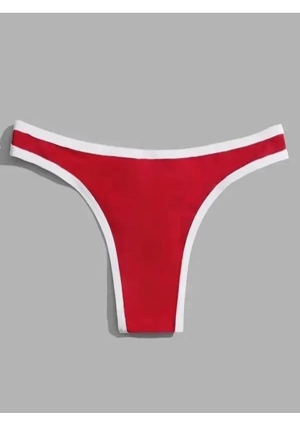 Erkek Biyeli Kırmızı Brazillian Slip