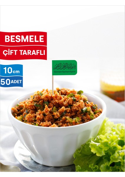 Besmele Yazısı Baskılı Bayrak Kürdan fiyatları