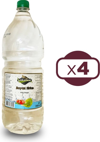 Beyaz Sirke 2000 ml x 4 Adet