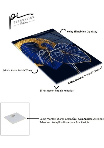 Yapraklar Cam Tablo indirimleri