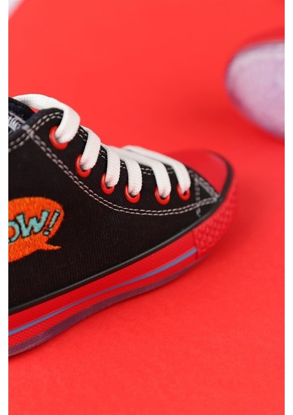 26 - 35 Numara Erkek Çocuk Siyah Dustin Wow Converse Ayakkabı indirimleri