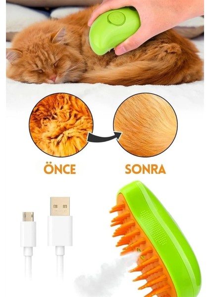 Buharlı Kedi & Köpek Yıkama Fırçası Tarağı Yumuşak Silikon modelleri