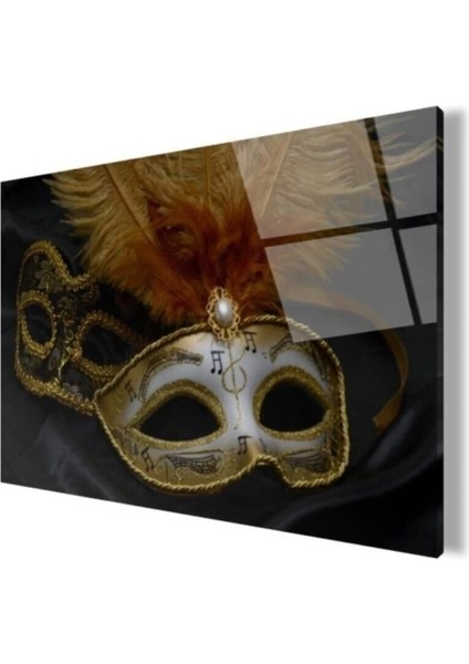 Venedik Maskesi Cam Tablo 50 x 70 cm modelleri