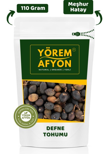 Yörem Afyon Meşhur Hatay Defne Tohumu, Defne Meyvesi | 110GR.