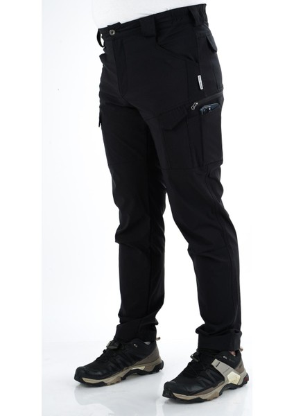 Outdoor Trekking Taktikal Likralı Doğa Yürüyüşü Su Itici 9826 SİYAH Pantolon fiyatları