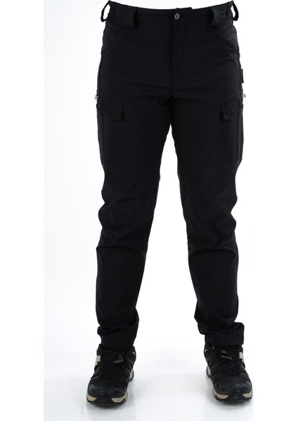 Outdoor Trekking Taktikal Likralı Doğa Yürüyüşü Su Itici 9826 SİYAH Pantolon modelleri