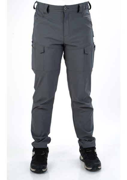 Outdoor Trekking Taktikal Likralı Doğa Yürüyüşü Su Itici 9826 GRİ Pantolon fırsatları