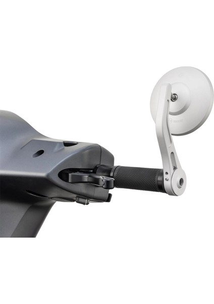 Vespa GTS-GTV-LX-Primavera-Sprint Gidon Aynası Sağ-Sol Uyumlu ADET *Mat Gümüş* / SIP SERIES PORDOI