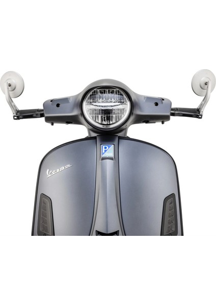Vespa GTS-GTV-LX-Primavera-Sprint Gidon Aynası Sağ-Sol Uyumlu ADET *Mat Gümüş* / SIP SERIES PORDOI