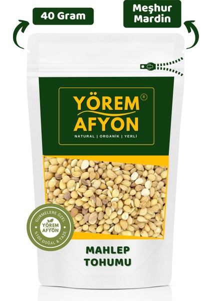 Mardin Yöresinden Keskin Aromalı Tane Mahlep Tohumu, Kokulu Kiraz, Endirez,prunus Mahaleb | 40GR.