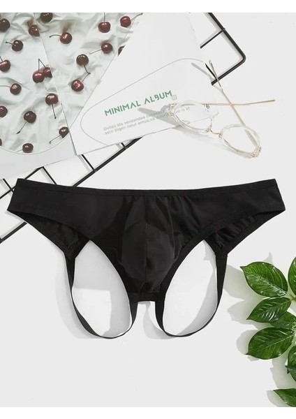 Erkek Siyah Jockstrap Iç Giyim