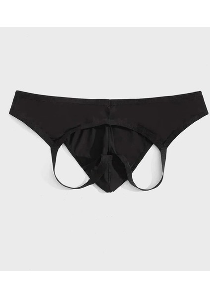 Erkek Siyah Jockstrap Iç Giyim