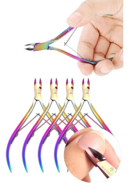 Rainbow Cobalt Profesyonel Manikür Pensi Bileyli Et Pensi 4013-5 mm XL16