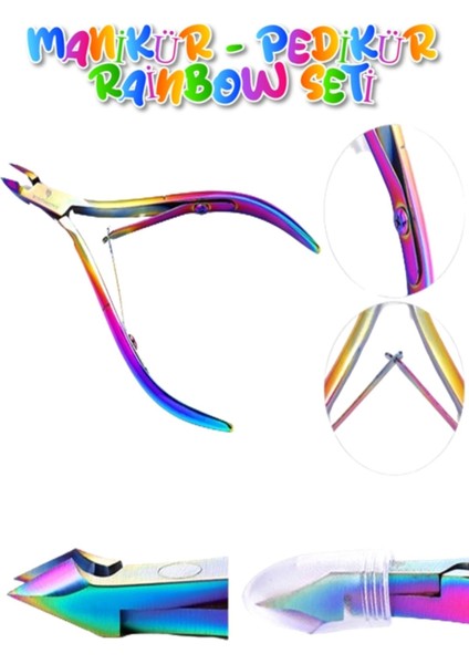 Rainbow Cobalt Profesyonel Manikür Pensi Bileyli Et Pensi 4013-5 mm XL16 fırsatları