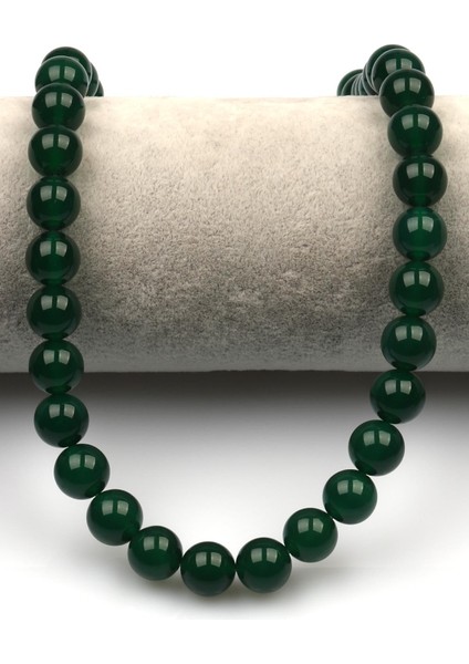 Yeşil Akik Doğal Taş Dizi 10 mm Küre Kesim fiyatları