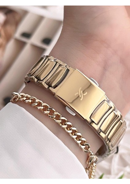 Çelik Kordon 30 mt Suya Dayanıklı Kadın Kol Saati+Bileklik BFG.10661.X4 modelleri