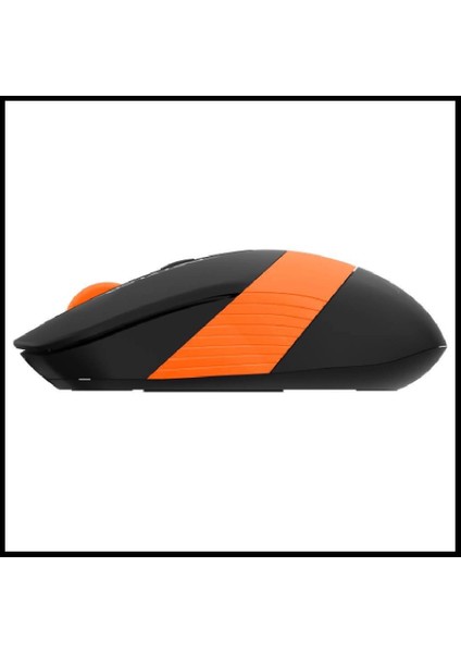 A4 Tech FG10 (Turuncu) Fstyler 2,4ghz Kablosuz Optik Mouse, 10-15METRE, 4 Buton, Nano Alıcı