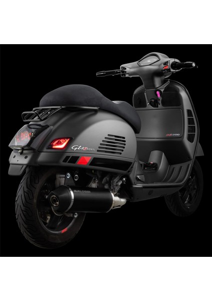 SIP Vespa GTS-GTV Arka Taşıma Demiri 70'ler *Mat Siyah* / SIP