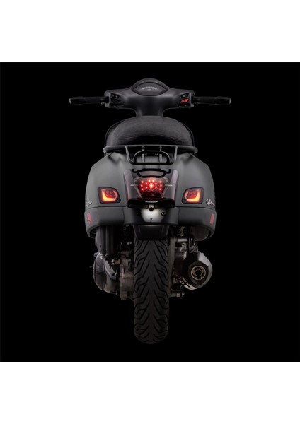 SIP Vespa GTS-GTV Arka Taşıma Demiri 70'ler *Mat Siyah* / SIP