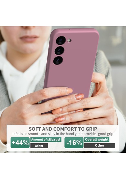 Samsung Galaxy S25 Plus Kılıf Lansman Kamera Korumalı Içi Kadife Yumuşak Renkli Silikon Mat Hisli Süet Liquid