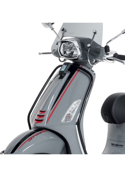 Vespa Primavera/Sprint Ön Yan Koruma Demiri *Mat Siyah* (2014- ) / PIAGGIO