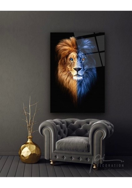 Aslan Cam Tablo