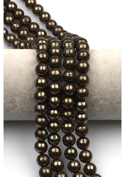 Pirit Doğal Taş Dizi 10 mm Küre Kesim