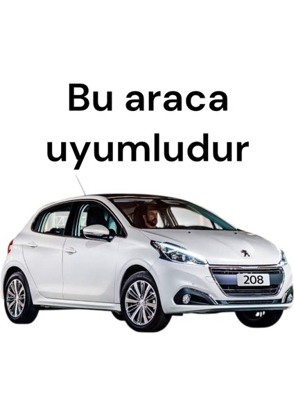 Peugeot 208 2012-2017 Bagaj Rafı Pandizot