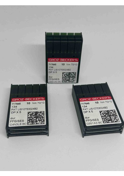 Dpx5 134 Pat Düz Dikiş Kalın Dip Iğne 75/11 Dur