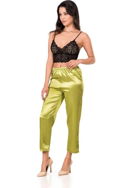 Kadın Saten Pijama Takımı