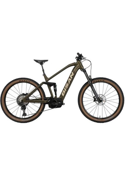 Python-Xt 29 Jant Yeşil Krem Elektrikli Dağ Bisikleti 1X12 Vites