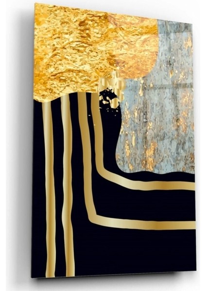 Gold Desenler Cam Tablo