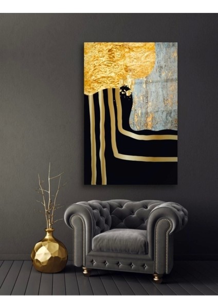 Gold Desenler Cam Tablo modelleri