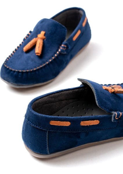 Çocuk Yumuşak Kaydırmaz Anatomik Taban Loafer indirimleri
