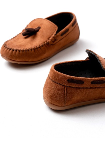 Çocuk Yumuşak Kaydırmaz Anatomik Taban Loafer indirimleri