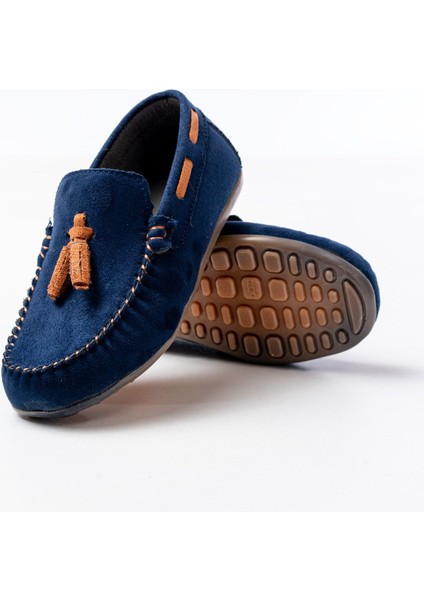 Çocuk Yumuşak Kaydırmaz Anatomik Taban Loafer modelleri