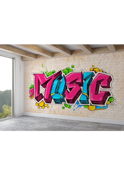 Müzik Sütüdyosu Poster Duvar KAĞIDI-5500 fiyatları