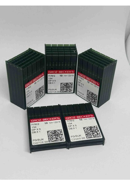 Dpx5 Dbx1 Düz Dikiş Kalın Dip Iğne 120/19 Fg