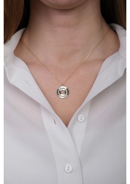 Güzide 14 Ayar Altın Halka Kolye