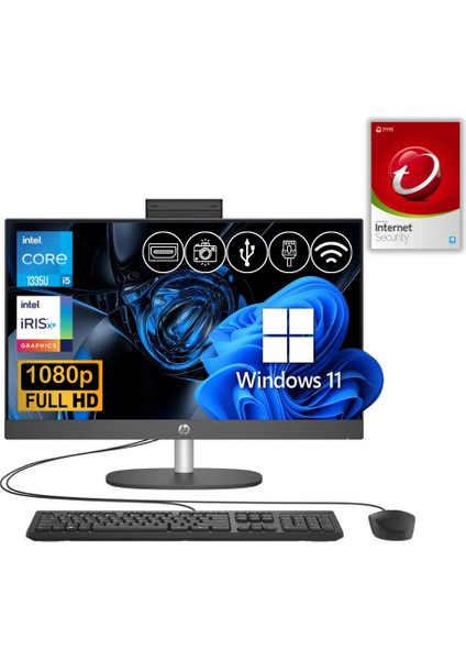 Proone 240 G10 İ5-1335U 16GB 1tb M.2 SSD 885A9EA ATL30 23.8" W11P All In One Bilgisayar+Trend Micro
