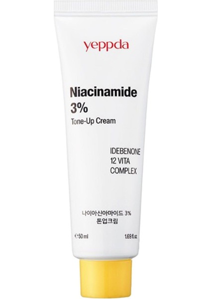 Su Bazlı Aydınlatıcı Krem Yeppda Niacinamide %3 Tone Up Cream 50 ml 8809452673938, One Size