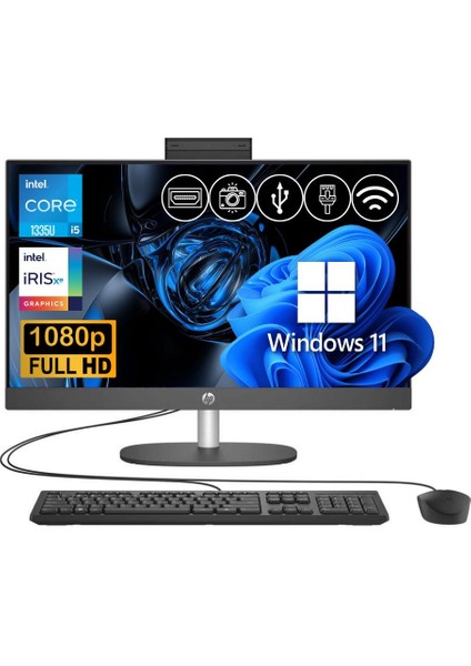 Proone 240 G10 İ5-1335U 16GB 256GB M.2 SSD 885A9EA Atl4 23.8" W11P All In One Bilgisayar