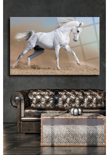 Kelebek Yuvarlak Cam Tablo