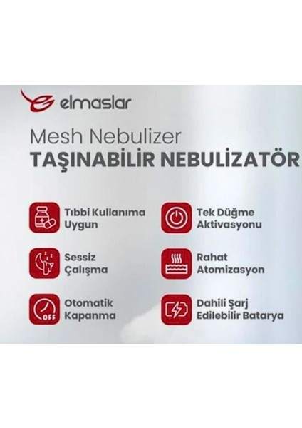 Nebülizatör – Mesh – UN200 – Nebtime Elmaslar